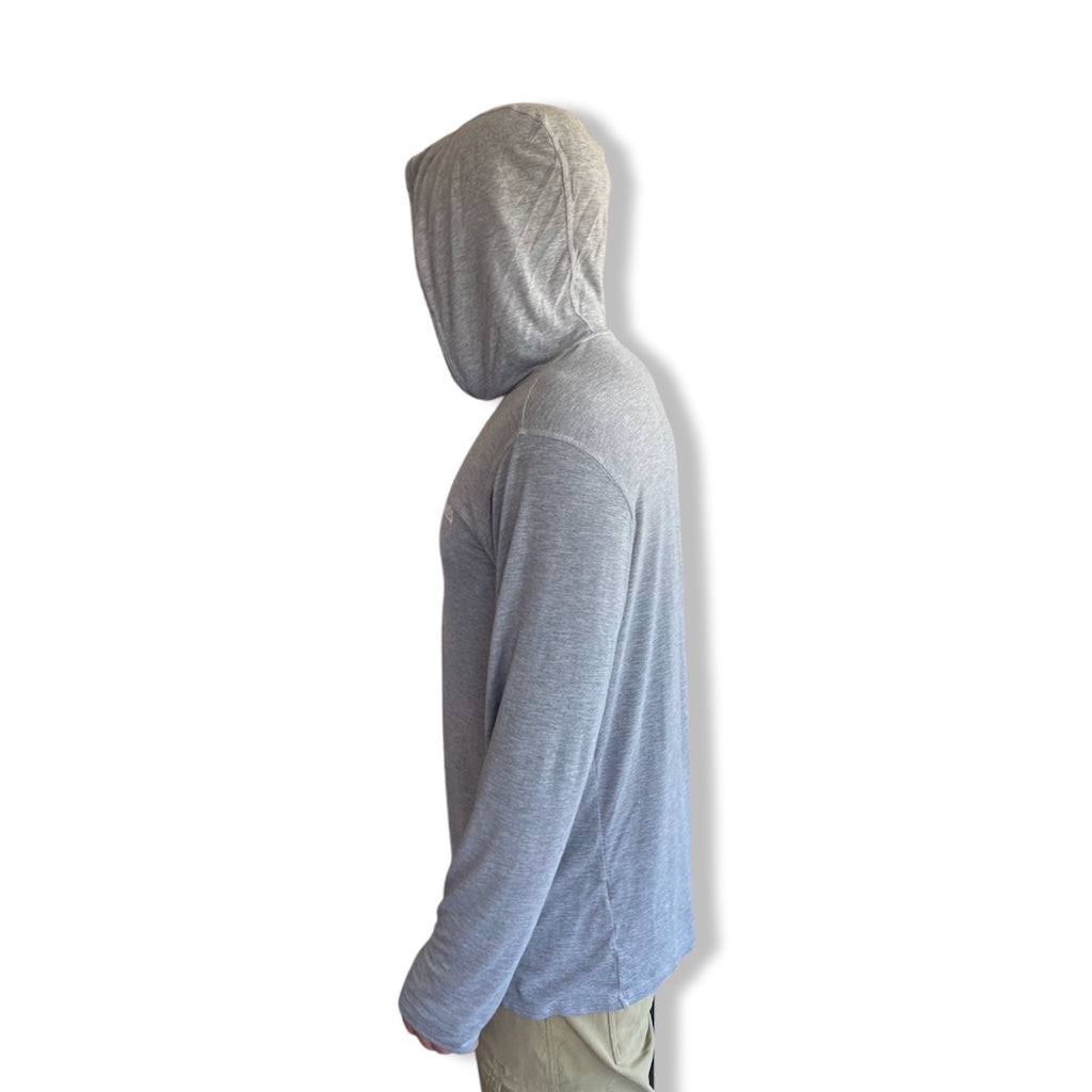 Men's Fishing Hoodie UPF 30+ (Gray)